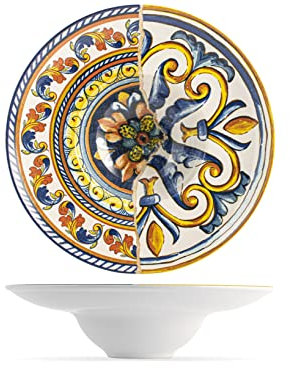 H&h set 6 platos de pasta Positano 24 cm