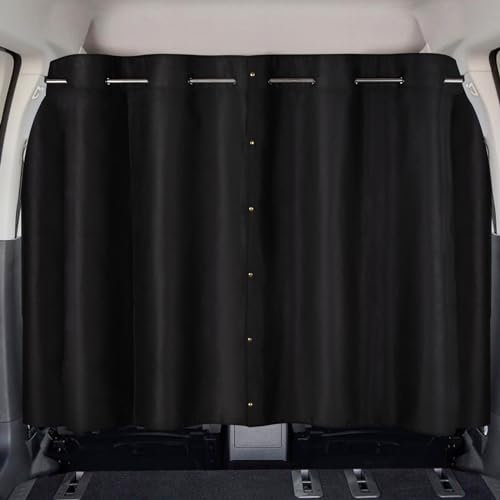 ZATOOTO Cortina Divisoria de Privacidad Coche, Camper Desmontables, para niños Viajar, Acampar, Dormir, Cortinillas Parasol Ventanas Coche Caravanas Accesorios 160 * 100 CM