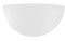 Recambio cristal media luna curvado mate 25cm (Blanco Mate, 25 cm)