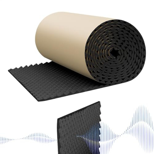 Paneles Acusticos Autoadhesivos, Paneles De Espuma Acústica, Paneles De Pared Insonorizados De Aislamiento Térmico, Paneles Absorción Acústica De Alta Densidad Para Hogar, Estudios Y Oficinas