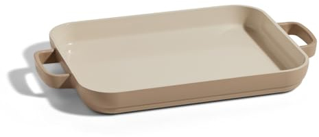 Our Place Mini Griddle Pan – 1.9L Nonstick Ceramic Sheet Pan & Stovetop Griddle with Handles | Toxin-Free Cast Aluminum | Oven Safe up to 232°C | Compatible with All Cooktops | Steam