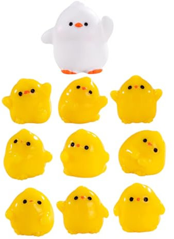 VICASKY 10Stücke Figuren Bezaubernde Harz Mini Für Mikrolandschaften Garten Dekoration Und Pflanzgefäße Niedliche Mini Deko Für Arrangements