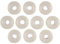 Pesfehhy Zahn Seide Zahn Seiden Rolle - 10 Rolls Europe QualitäT Zahnseide Eingebauter Spulen Wachs Mint Flavoured Flat Draht Zahnseide - Zahnseiden Rollen