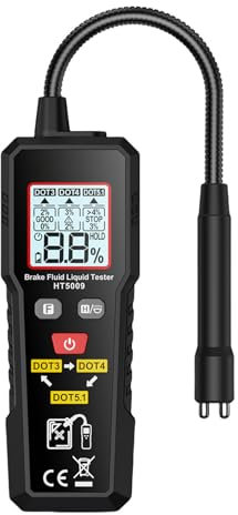 Testeur Liquide Frein Avec Des Analyseurs D'humidité À L'huile D'affichage LED Pour Détection Précise L'humidité Améliore L'entretien Des Véhicules