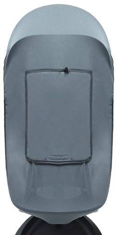 Kustimantu Protección solar para cochecito de bebé, protección contra la lluvia para cochecito de bebé, protección UV, con escudo protector y enganche para remolque, accesorios para actividades al