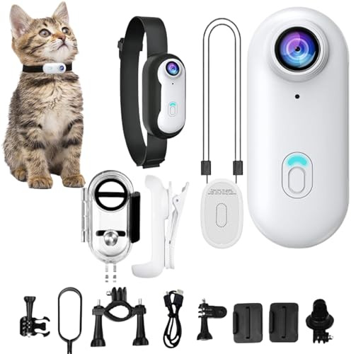 Telecamera da pollice, action camera portatile, dispositivo indossabile per vlogging, grandangolo a 170 gradi, impermeabile, per sport, moto, ciclismo, palestra, escursionismo, viaggi all'aperto