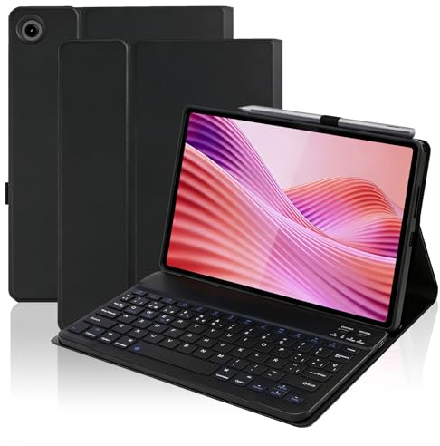 SXNIWBAI Funda con Teclado para Lenovo Tab 10.1 2025 TB-311FU TB-311XU