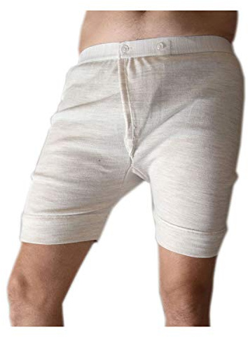 BODYPERFECT Mutanda a Gamba Corta Uomo in Lana Termiche Large