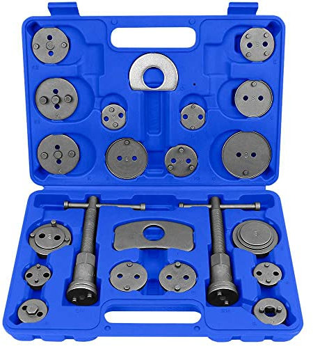 OcioDual 22 TLG Bremskolbenrücksteller Set Bremssattel Kolben Wind Zurück mit Case Blau Bremskolben Rücksteller Spindel