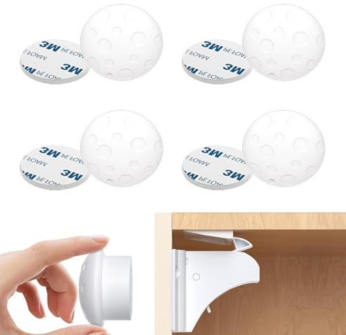 4 Stück Ersatzschlüssel für Magnetische Schrankschlösser, Babysicherheit Magnetschlösser Ersatz Schlüssel für Babysicherheit, Sicherheit Magnetisches Schrankschloss Zubehör