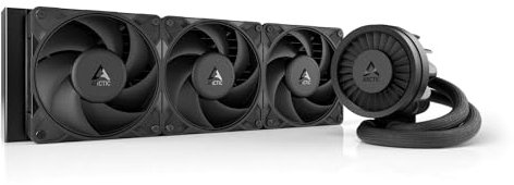 ARCTIC Liquid Freezer III Pro 360 - Wasserkühlung PC, AIO CPU Wasserkühler, 3x120 mm, 38 mm Radiator, PWM-Pumpe, VRM-Lüfter, AMD AM5/AM4, Intel LGA1851/1700 Contact Frame - Schwarz