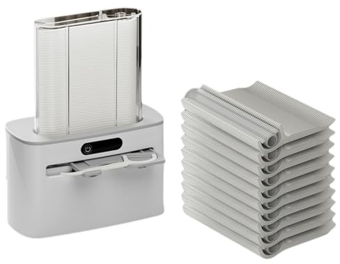 KYOFIS Dispenser di Filo interdentale Intelligente Senza Contatto con sensore, Supporto Ricaricabile, Soluzione for l'igiene Dentale Senza Contatto, con 500 Pezzi di Filo interdentale.(White)