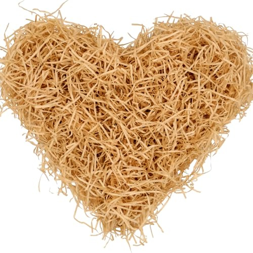 Upgraded Brown Shredded Tissue Paper for Gift Boxes Filling,Eco Hampers Basket Stuffing Filler Paper Shred for Valentine's Day, Birthday Gift Decorations, DIY Gift Packaging, 150g