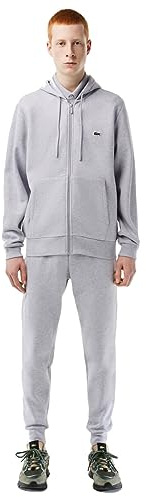 Lacoste Herren Trainingsanzug WH2528, Männer Sportanzug,Fitness,Sport und Freizeit,Regular Fit,Grau,5