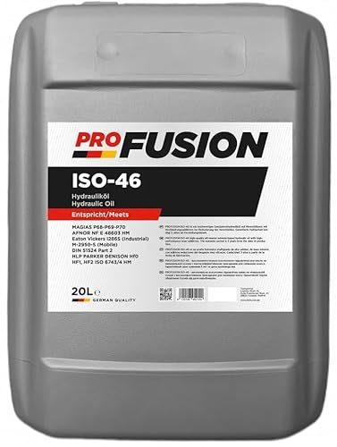 ProFusion Aceite Hidráulico ISO 46 HLP - Lubricante para Maquinaria y Camiones 20L