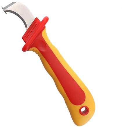 Couteau De Démontage Couteau D'électricien D'isolation 1000 V Coupe-dénudeur De Câble à Bande Rapide, Couteau à Dénuder la Gaine De Câble Anti-magnétique Isolé Pour électricien