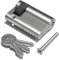 Bwintech 55mm(10/45) Satin Nickel Euro Cylinder Lock,Door Barrel Lock,Key/Key with 3 Standard Keys,Anti-Pick,Anti-Bump,Anti Drill,High Security for UPVC,Wooden,Composite Doors