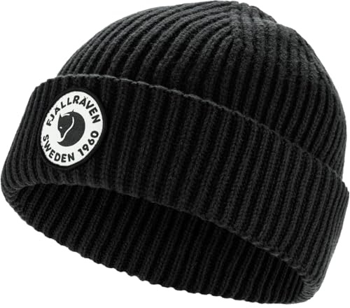 Fjällräven Unisex 1960 Lite Logo Hut, Black, One Size