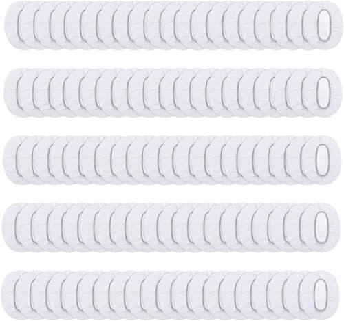 100 Stück Transparente Einweg Ohrenschützer, Transparente Ohrenschützer, Dusche Ohr Abdeckung, Wasserdicht Ear Covers, Ohrabdeckungen aus Kunststoff für Haarfärbemittel, Duschen und Salonbesuche