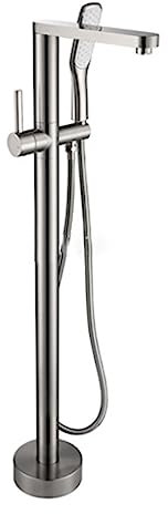 YNIYUJKL Grifos De Bañera De Pie con Rotación De 360° Y 2 Modos, Mezclador De Bañera De Pie para Baño, Diseño De Dibujo