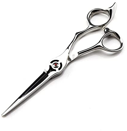 Tijeras de Peluquero con Mango Hueco de 6 Pulgadas - Tijeras de entresacar Profesionales para Hombres y Mujeres