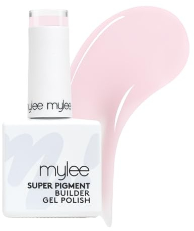 Mylee Super Pigment Builder Gel 13ml – Rose Petal – Intense Colour, Strength & Sculpting – Opaque in 2 Layers, Lasts Up to 4 Weeks – Vegan & Cruelty-Free Builder Gel for Strong, Flawless Nails