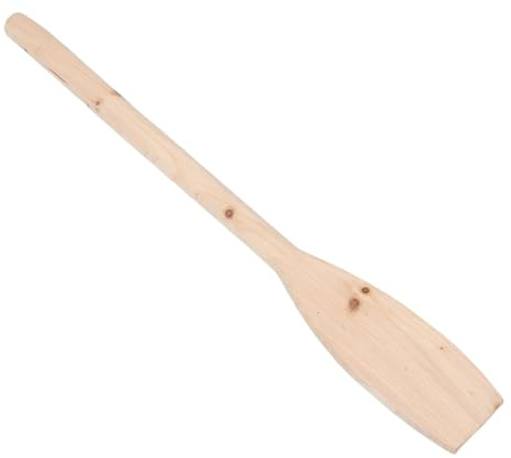 SHINEOFI Paletta per Ammostamento in Legno 70 CM Fori Cucchiaio per Mescolare Birra e Vino da Frutta Utensile Ergonomico per Fermentazione e Grandi Pentole da Cucina