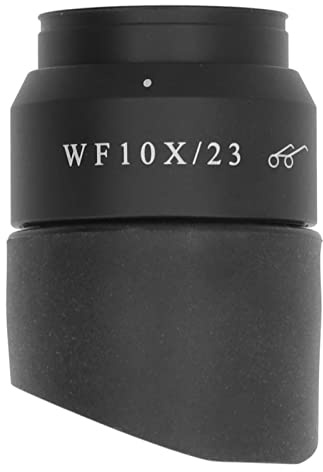 Marhynchus Mikroskopokular Optiskt Glas Vidvinkelokular WF10X 30 Mm Gränssnitt 23 Mm Synfältsbelagd Lins för Stereomikroskop Labreparation Observation