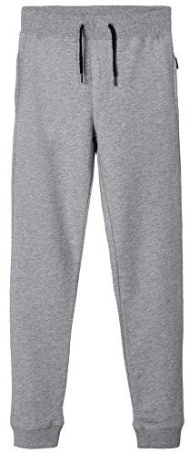 Name It Nkmsweat Pant Unb Noos, Pantaloni Sportivi Bambini e ragazzi, Grigio (Grey Melange), 140
