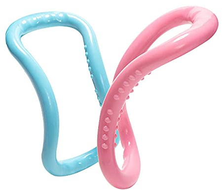 2 pack Yoga Equipment Yoga Ring Pilates Ring Yoga Circles Fitness Sport Home Training Resistance Support Tool Calf Massage, Pilates Circles with massage points