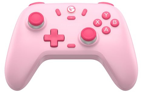 GameSir Nova Lite Wireless Controller – 2.4G & Bluetooth Gamepad for Windows PC, iPhone, Android, Switch & Steam Deck – Hall Effect Triggers, Turbo Function, Rumble Vibration (Blush Pink)