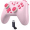 GameSir Nova Lite Wireless Controller – 2.4G & Bluetooth Gamepad for Windows PC, iPhone, Android, Switch & Steam Deck – Hall Effect Triggers, Turbo Function, Rumble Vibration (Pink)
