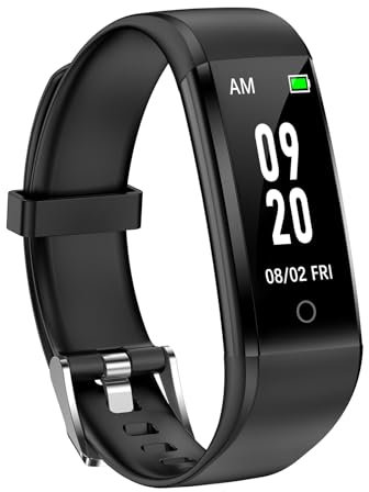 Pedometer Watch No Bluetooth/App/Mobile Phone Required for Men Women,Kids Fitness Tracker IP68 Waterproof Fitness Watch with Step Calorie Counter,Sleep Monitor for Walking Running