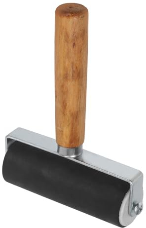 FIXOSHEE Rullo per Stampa e Pittura per Artigianato Applicatore Inchiostro e Colla Rullo in Gomma Liscio per Stampa e Vernice Facile da Usare