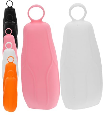 VALICLUD 8 pezzi Copri Bottiglie da Viaggio in Silicone Manicotti Antiperdita per Flaconi Piccoli di Shampoo Lozione e Balsamo Riutilizzabili e Protettivi per Prodotti da Bagno in Viaggio