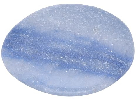 Piedra de cuarzo azul | Piedra preciosa de bolsillo | Piedra preciosa de alta calidad Lebensquelle Plus
