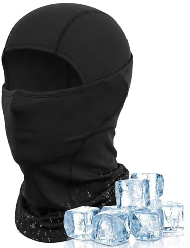 Cagoule d'été avec Protection UV - Balaclava Respirante en Soie glacée