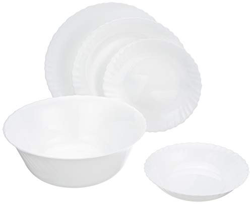 Dajar Feston Service de Table 41 pièces/12 Personnes Luminarc Verre Blanc 36 x 26 x 27 cm