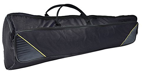 Trombone Case, 33.9 * 13.0 * 4.3 in Trombone Bag, Oxford Cloth Protect Musical Instrument from Bumps During Transport and Carrying for Alto/Tenor Players (Black)
