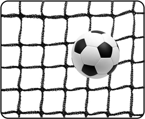 Amazgolf Fußballnetz für Tornetz-Ersatz, schlagfestes Schutznetz für Sportübungen, Barrierennetz, Nylon-Fußball-Netz (15 x 9 m)