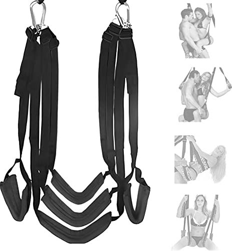 Sex Swing with Adjustable Straps, BDSM Sex Toys for Couple Sex Sling, Sexy Bondage Restraints Sex Furniture for Bedroom