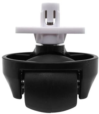 Staubsaugroboter Zubehör, Vorderrad, Silent Wheel, Geräuscharmes Vorderrad, Frontrad, Reifen, Rad, für Roborock Kehrmaschine S65/S55 Max/S65 Pure/S7/S8/T7S/T8/G10/G20 Universalrad (Schwarz)