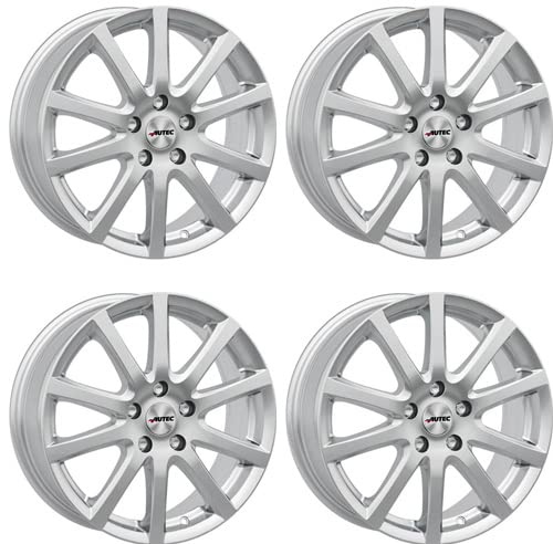 4x jantes en aluminium Autec SKANDIC 7.0x17 ET18 4x108 Brillantsilber