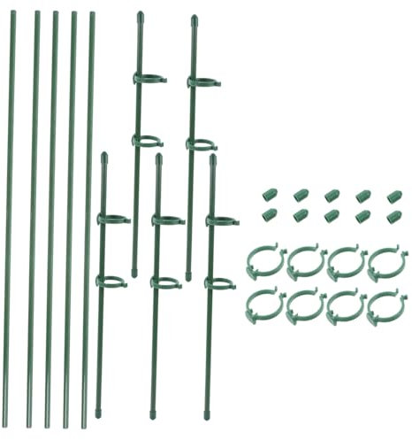 VANZACK Tuteurs De Support pour Plantes De Jardin Supports pour Plantes à Fleurs Tuteurs Simples pour Empêchant Tiges De Plier