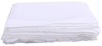 Veemoon Lot de 100 Chiffons de Nettoyage Anti-statiques en Polyester Blanc, Lingettes Absorbantes pour Salles Propres, pour Maintenance Industrielle