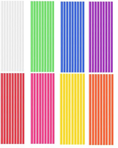SYEYCW 72 Pcs Motorcycle Bicycle Bike Spokes, Mixed Colors Universal Protection and Decoration for Spokes, for Mountain Motorbike, Dirt Bike, Wheelchair
