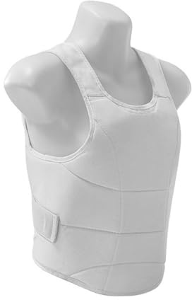 YiNLuax Protections de poitrine réglables pour entraînement de karaté en tissu Oxford pour améliorer la texture des mouvements artistiques martiaux dynamiques en tissu Oxford