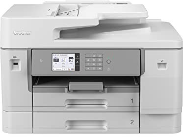 Brother MFC-J6955DW Wireless Colour Inkjet Printer |A4 4-in 1 (Print/Copy/Scan/Fax) | Wi-Fi/USB/NFC | A3 Print/Copy/Scan, UK Plug