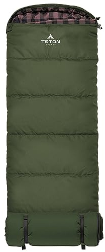 Teton Junior, 0 Degree Sleeping Bag. Finally, Sleeping Bag for Boys, Girls, All Kids, Warm and Comfortable; for All Camping Weather and Built to Last