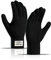 BSLVWG guantes de pantalla táctil de invierno guantes antideslizantes y cálidos para hombres guantes de punto para hombres engrosados a prueba de viento para conducir a mecanografiar deportes (Negro)
